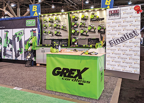 Grex booth from AWFS