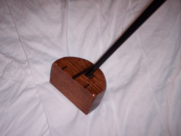 Homemade Wooden Putter