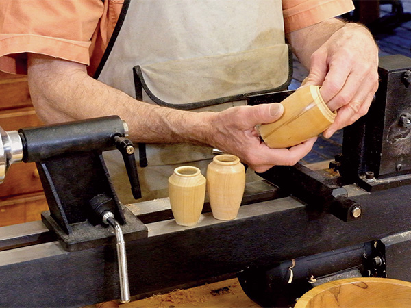 Woodturning Small Hollow Form Vases