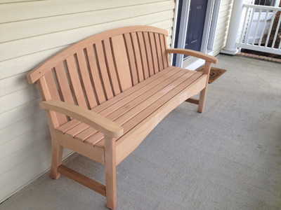 Hoopback Garden Bench