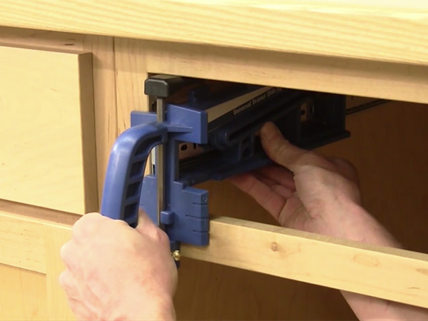 Video Easy Jig For Installing Drawer Slides Woodworking Blog