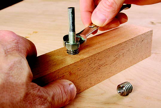 How to Install Threaded Inserts in Wood 