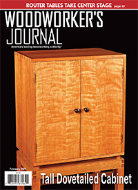 Woodworker's Journal January-February 2021 Issue Cover