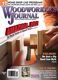 Woodworker’s Journal – January/February 2007