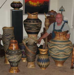 Jerry Maxey: A Woodturner, and a Basket Weaver