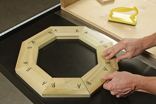 Matching up segments for jewelry frame