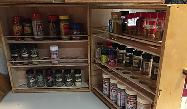 Kitchen Counter Spice Rack