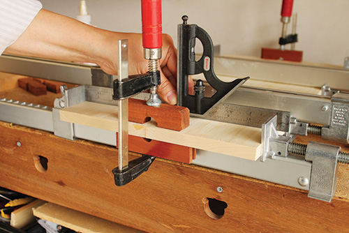Selecting and clamping cabinet stock