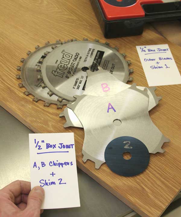 Labeling Chippers and Shims