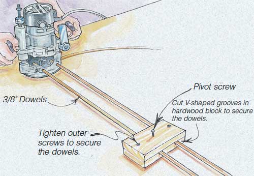 Jig for Large Radius Routing