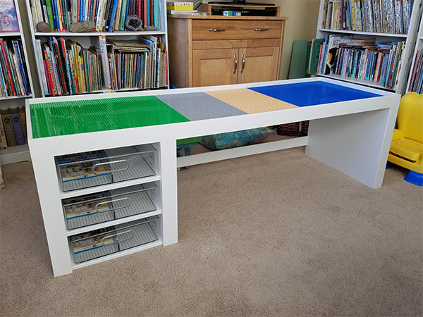 LEGO® Play Table - Woodworking Blog Videos Plans 