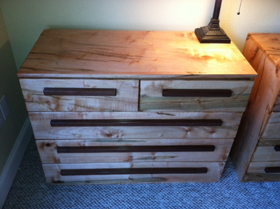 Maple Dresser and Bed