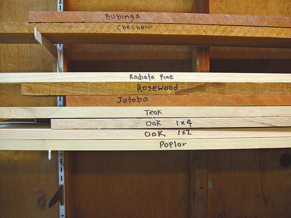 Label Your Lumber Before Shelving It