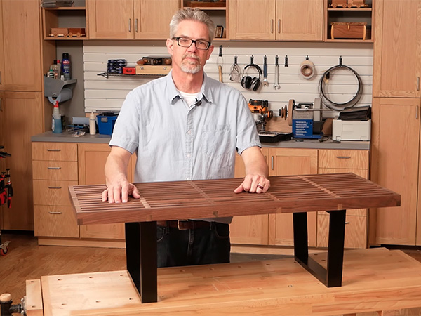 Build a Modern Coffee Table with Cross Lap Joints