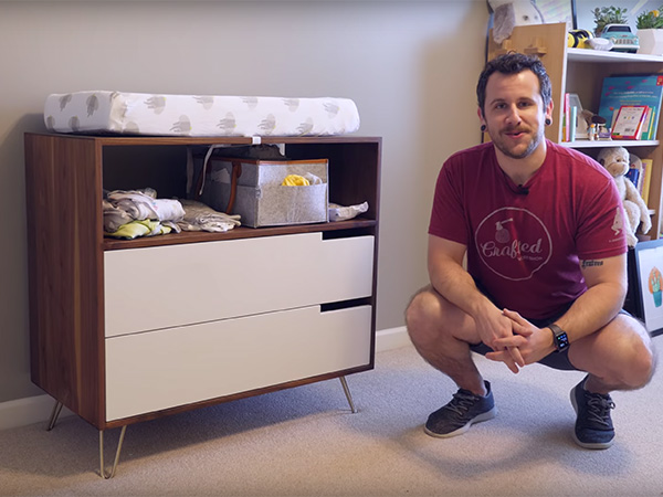 Video Building A Mid Century Modern Dresser Woodworking Blog