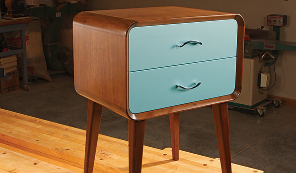 Mid-century Modern Nightstand - Woodworking Blog ...