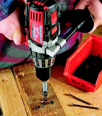 A detachable side handle is a very desirable accessory for a heavy duty drill that produces lots of torque, but doesn’t deliver all of it even with the clutch on its highest setting.