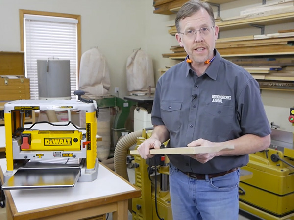 VIDEO: How to Minimize Thickness Planer Snipe