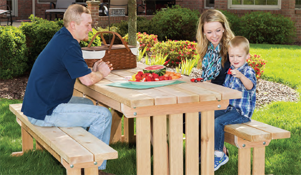 Mission Picnic Table Plan