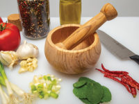 Shopmade mortar and pestle set