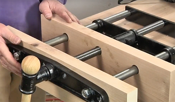 Mounting a Workbench Vise - Woodworking Blog Videos