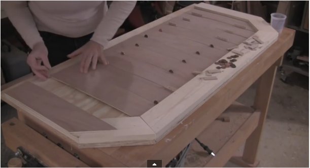 Turning an Old Coffee Table into a Mudroom Bench