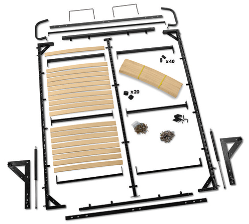 Murphy bed hardware parts