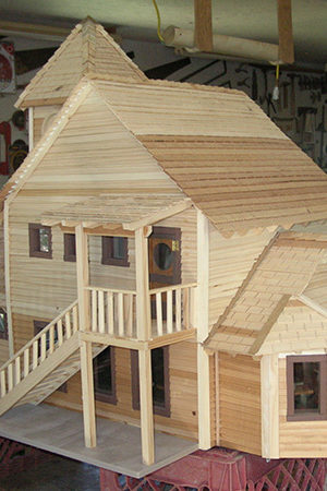 Dollhouse made from scrap wood - Reader's Project