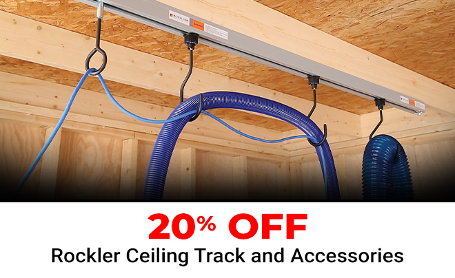 20% Off Rockler Ceiling Track and Accessories