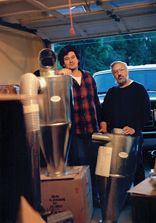 Robert Witter and Peter Fedrigon after the founding of Oneida Air Systems