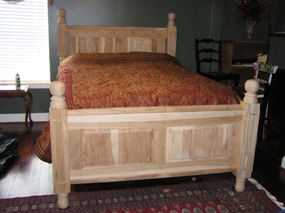 Pecan Bed Frame