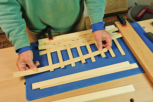 Weaving technique for making a basket