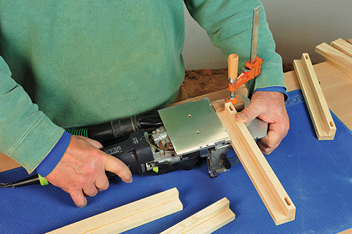 Corner joinery for picnic basket