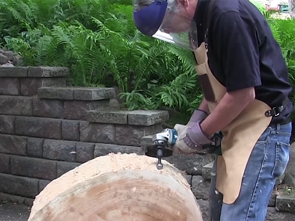 VIDEO: Power Carving Coffee Table Project
