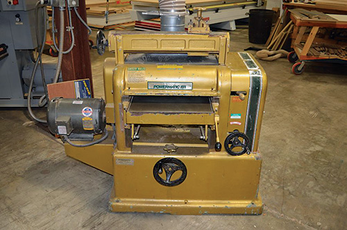 1980s model Powermatic stationary planer