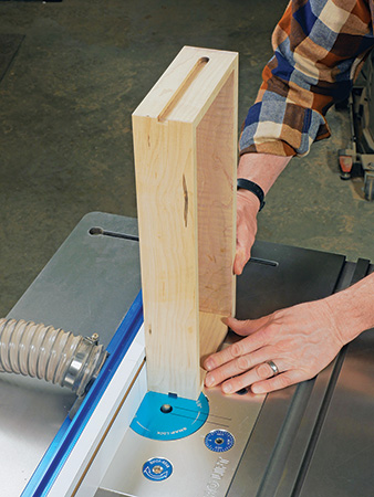 Routing grooves in drawers for installation