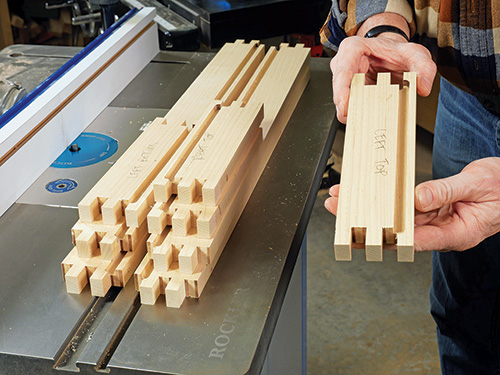 Cutting multiple parts for tool cabinet door panels
