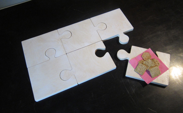 Puzzle Piece Serving Tray Project