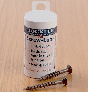 Best Lubricant for Wood Screws?