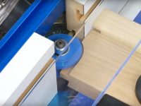 Using rail-and-stile router bit to cut cabinet door edging