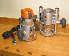 RIDGID R2930: Router with Two Bases