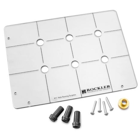 Rockler routing template for cutting dog holes