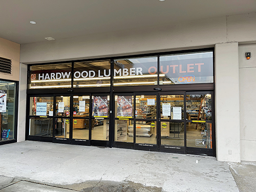 New Rockler lumber outlet attached to store