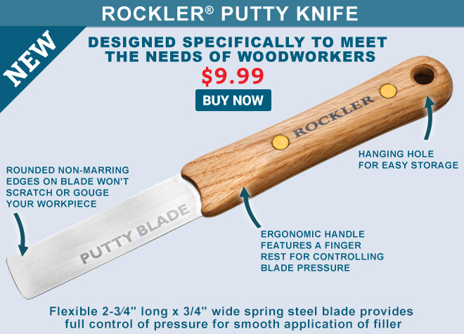 Rockler Putty Knife - Designed for Woodworkers - $9.99