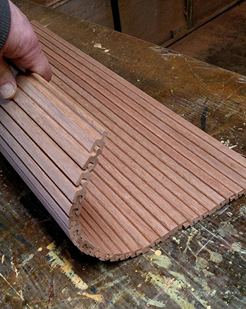 Flexible Roll-top Slats