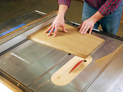 Resizing end of Roycroft taboret table panel