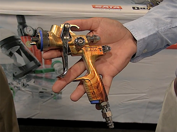SATA Shows Special Edition Lignum HVLP Spray Gun