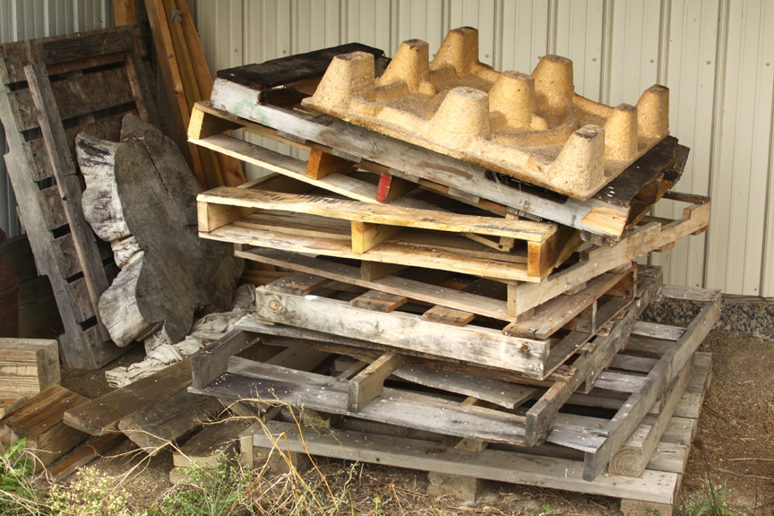 What's in a skid ... trash or treasure trove? You decide.