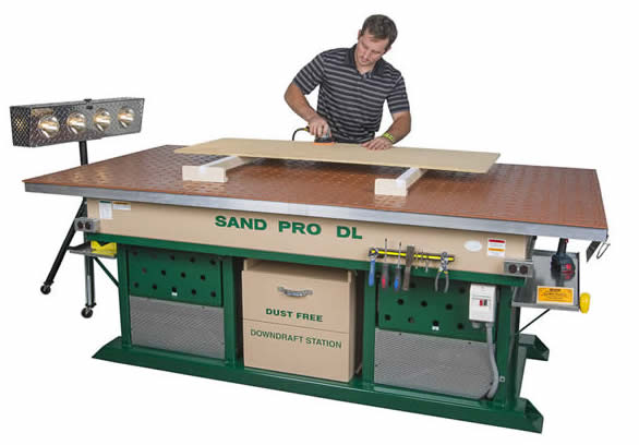 Sand Pro Downdraft Sanding Station