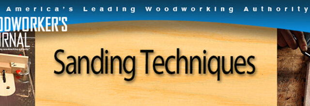 Sanding Techniques banner